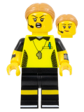 LEGO col411 Football Referee, Series 24 (Minifigure Only without Stand and Accessories)