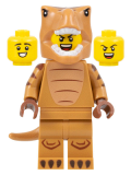 LEGO col417 T-Rex Costume Fan, Series 24 (Minifigure Only without Stand and Accessories)
